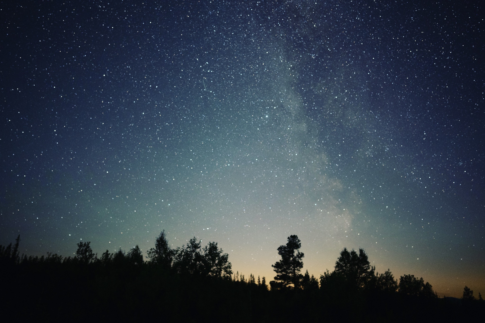 Vildmarksvägen Gäddede, The Milkyway, touch the sky by your heart.