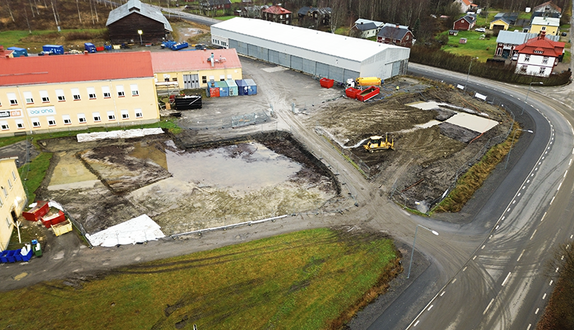 Flygbild över Ulriksfors.