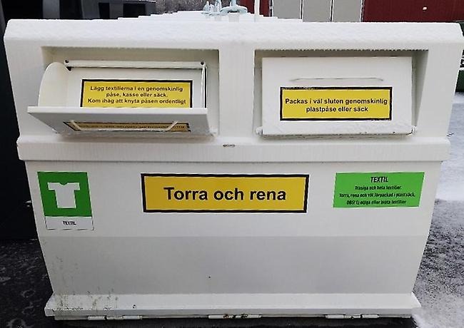 Textilsamlingsbehållare