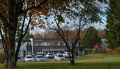 Hus med höstfärger